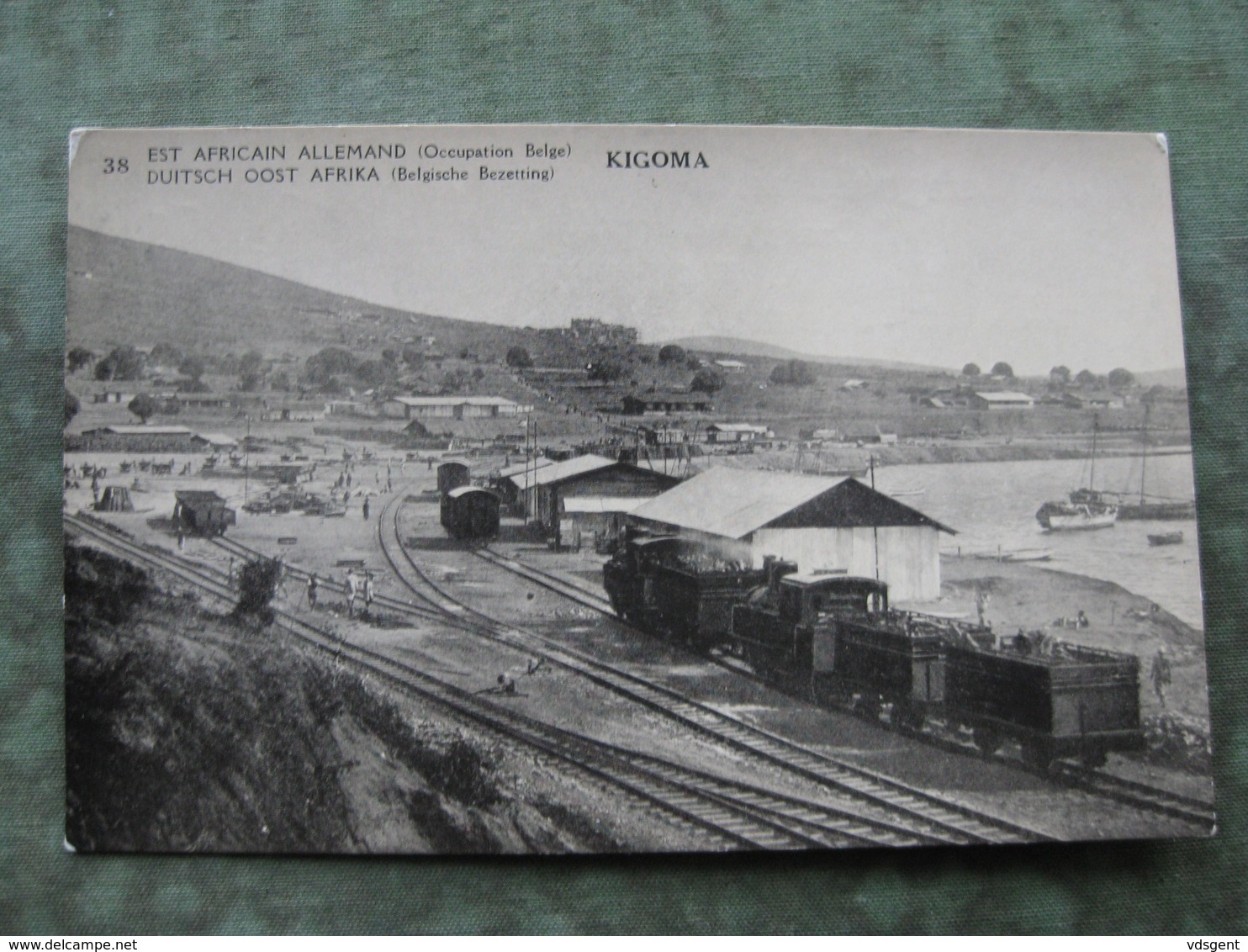 EST AFRICAIN ALLEMAND (OCCUPATION BELGE) / TANZANIA - KIGOMA  ( Train -  2 Scans ) - Tanzanie