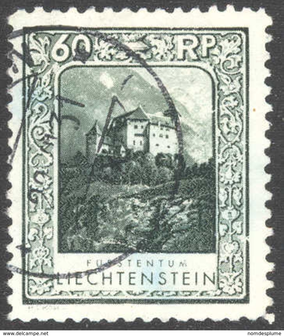 1647)  Liechtenstein 103 Gutenberg Castle 1930 - Usati