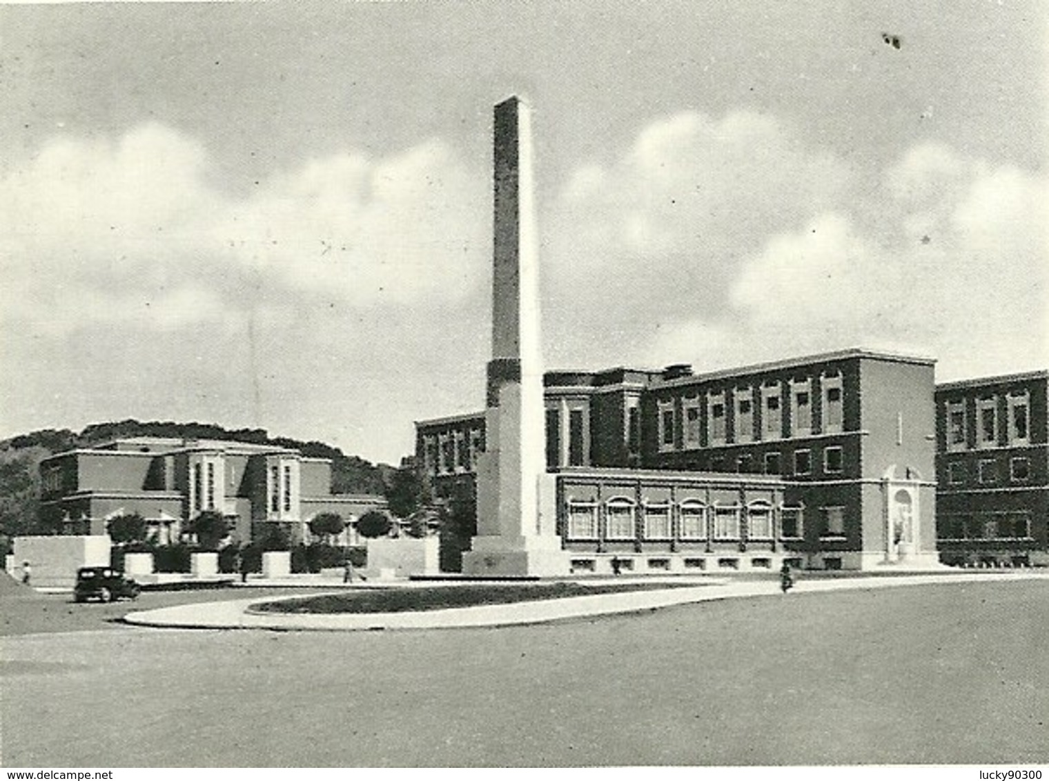 ROME - ROMA  - FORO MUSSOLINI - ACADAMIA FASCISTA - PICCOLO DENTELLATO FOTO 8.5 X 6.5 - Stadia & Sportstructuren