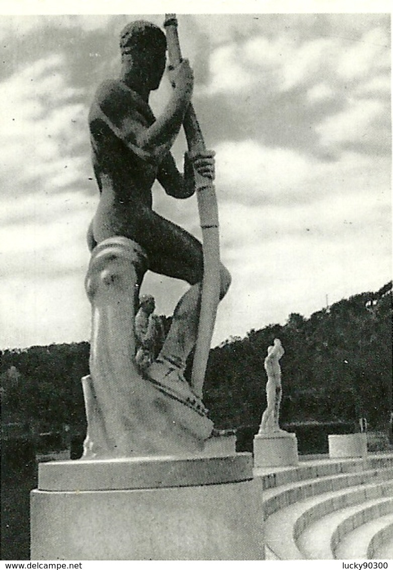 ROME - ROMA  - FORO MUSSOLINI -  STADIO DEL MARMI  - PICCOLO DENTELLATO FOTO 8.5 X 6.5 - Estadios E Instalaciones Deportivas