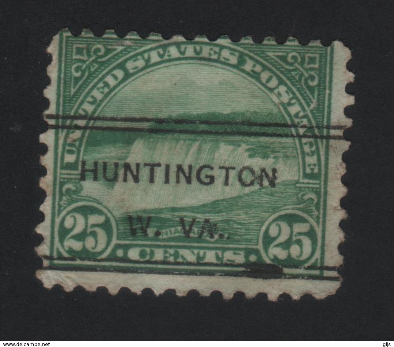 USA 1030 SCOTT 568 TD.11 HUNTINGTON W.VA. - Precancels