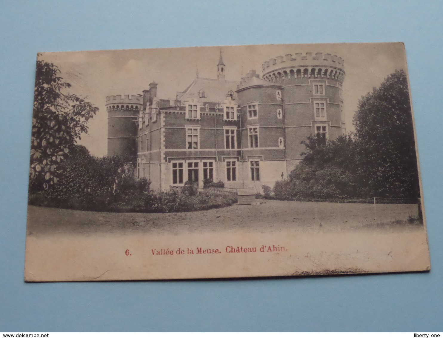 Château D'AHIN - Vallée De La Meuse ( 6 ) Anno 1901 ( Zie/voir Foto ) ! - Hoei