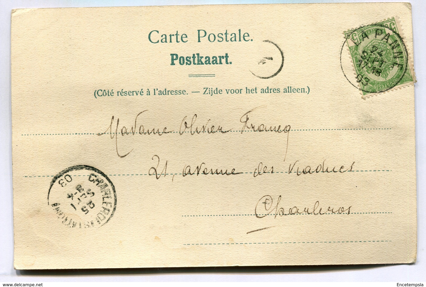 CPA - Carte Postale - Belgique - La Panne -  Vieux Chemin - 1903 (SV6581) - De Panne