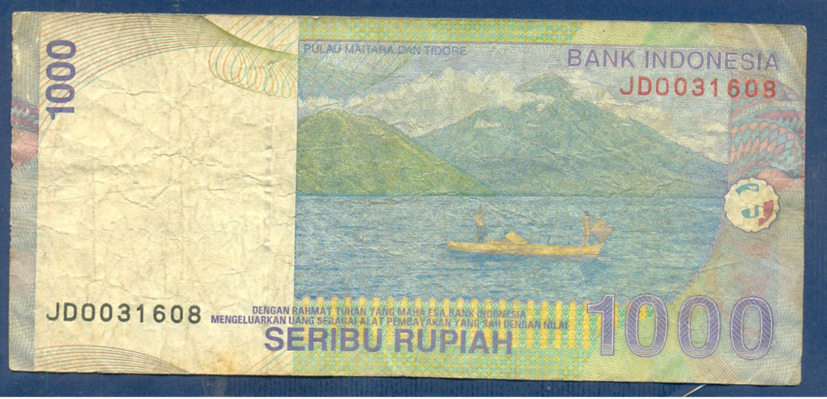 INDONESIE 1000 Rupiah 2000 2005 - Indonésie