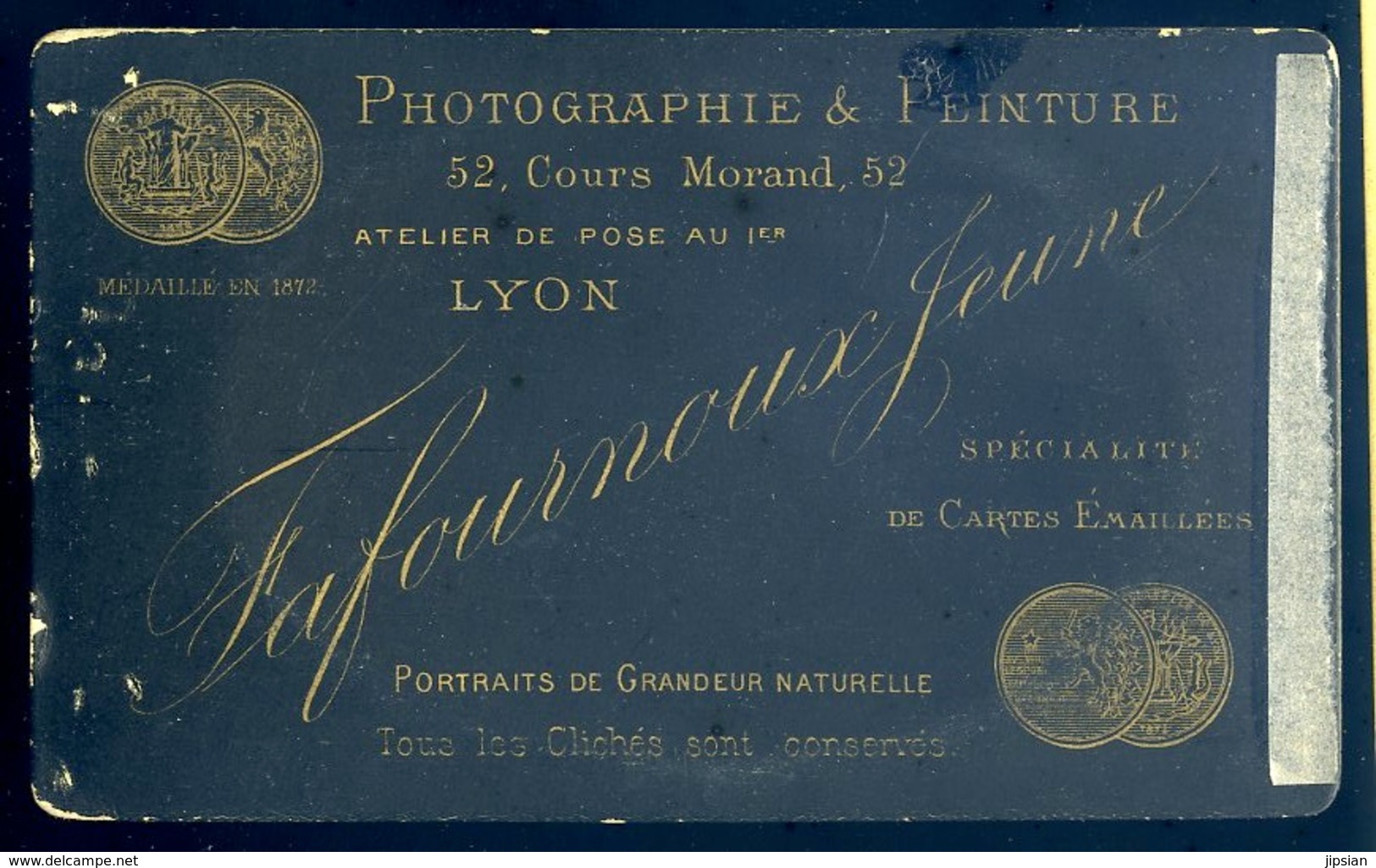 Photo Circa 1875 CDV Originale  Photographe Fafournoux Lyon   .. Photographie CDV18B - Anciennes (Av. 1900)