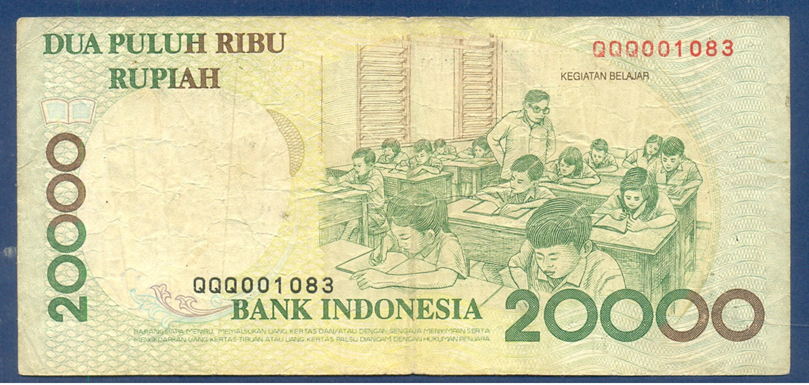 Indonesia 20000 Rupiah 1998 - Indonésie