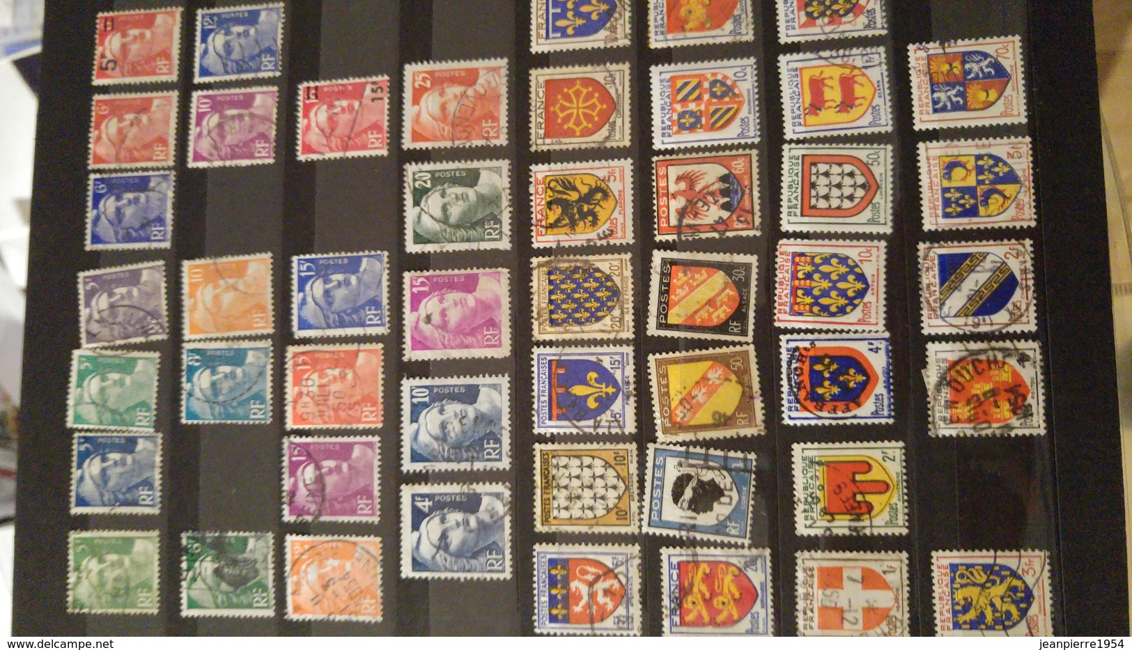 album timbres français obliteres