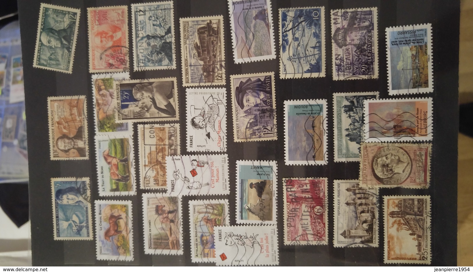 album timbres français obliteres