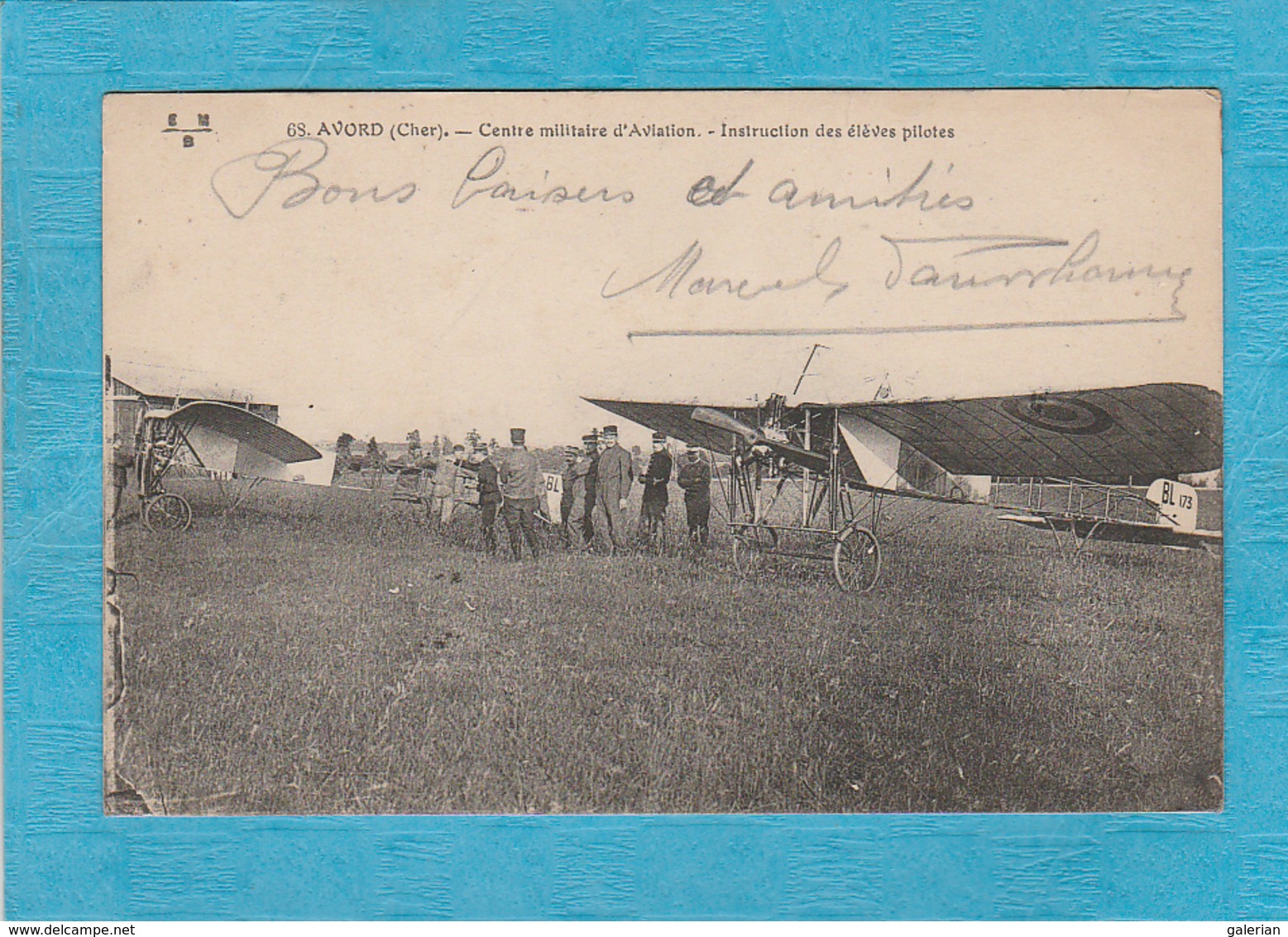 Centre Militaire D'Aviation - Instruction Des Élèves Pilotes, Avord. - 1914-1918: 1st War