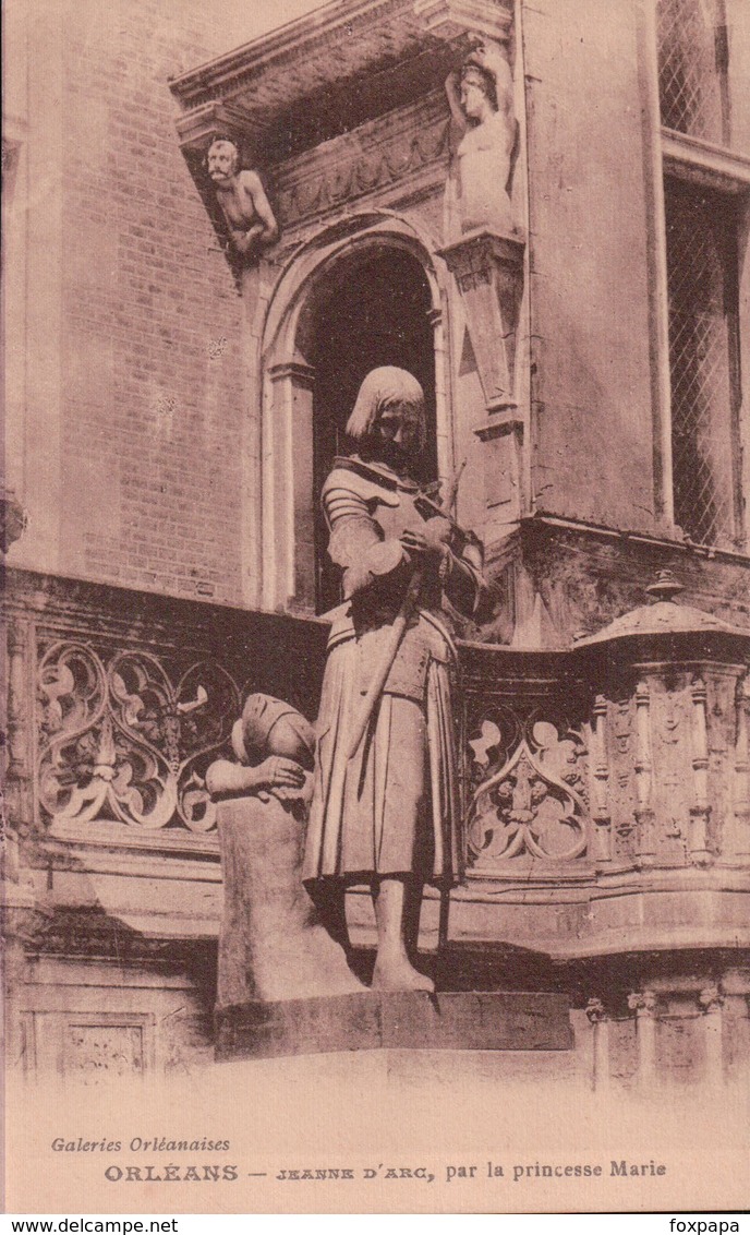 ORLÉANS Statue De Jeanne D'Arc Par La Princesse Marie - Orleans