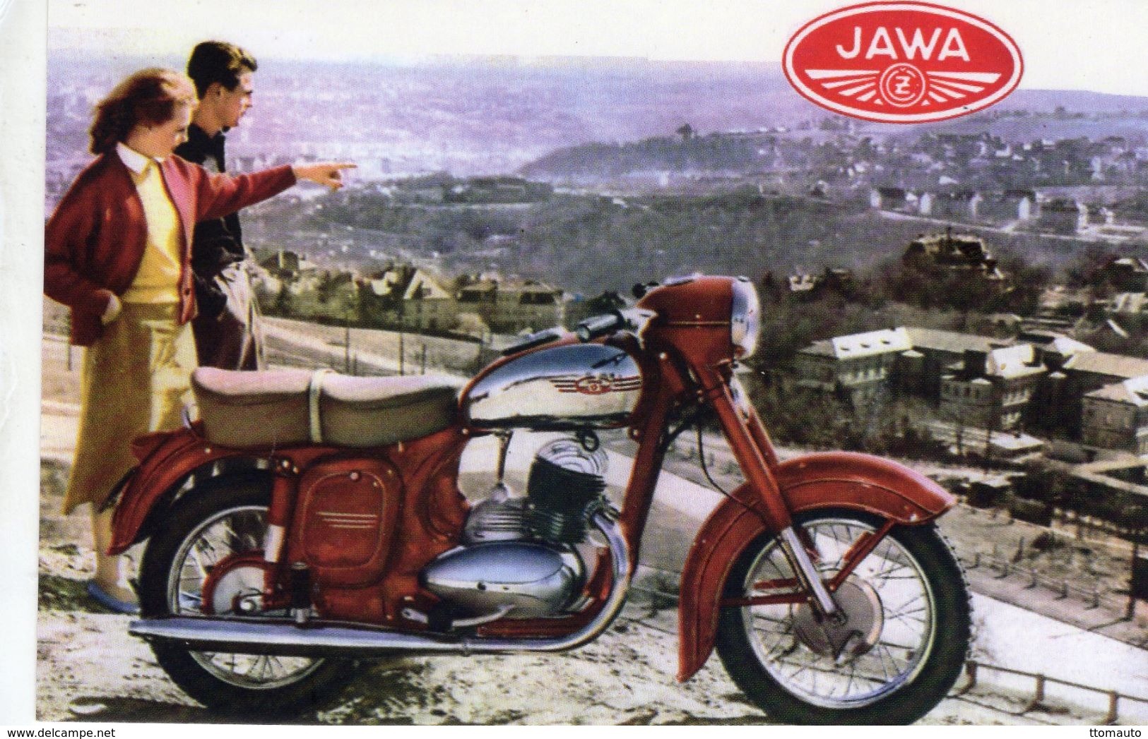 Jawa 250   -  Moto - Motorrad - Motorcycle  -  Carte Postale - Motorbikes