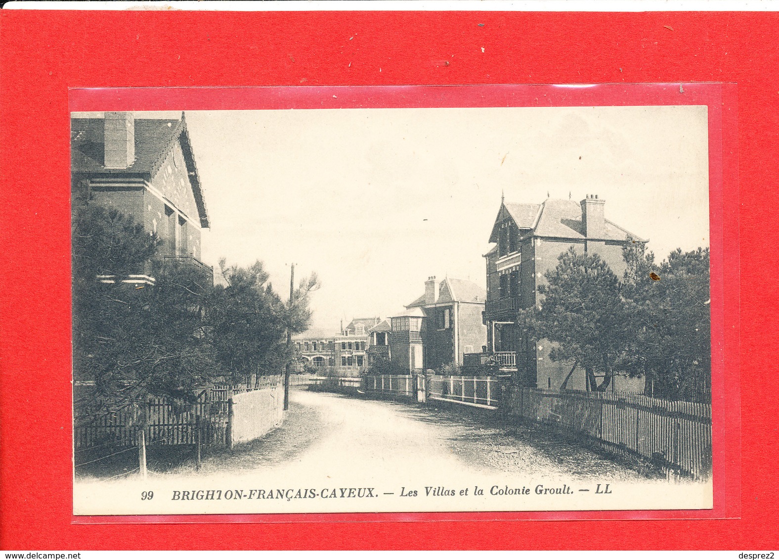 80 BRIGHTON Par CAYEUX  Cpa Les Villas Et La Colonie Groult     99 LL - Autres & Non Classés