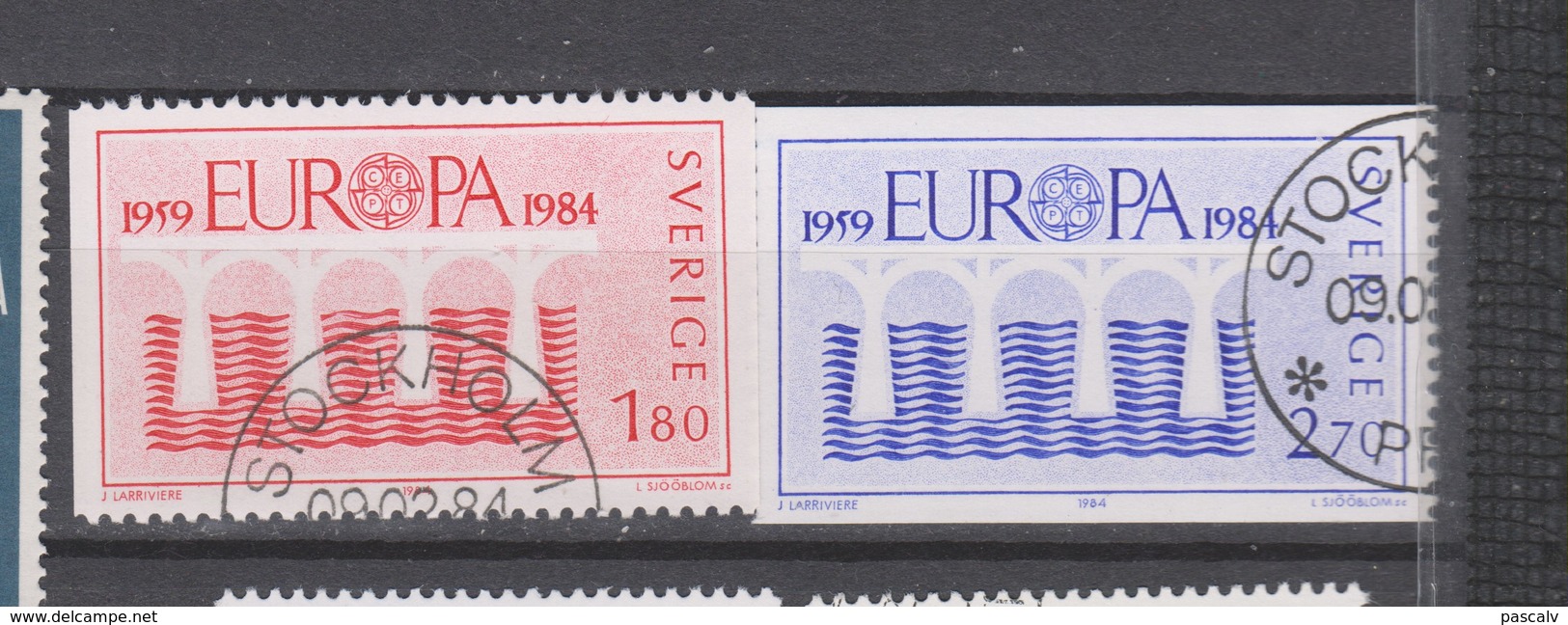 EUROPA 1984 Suède Série Complète Oblitérée - 1984