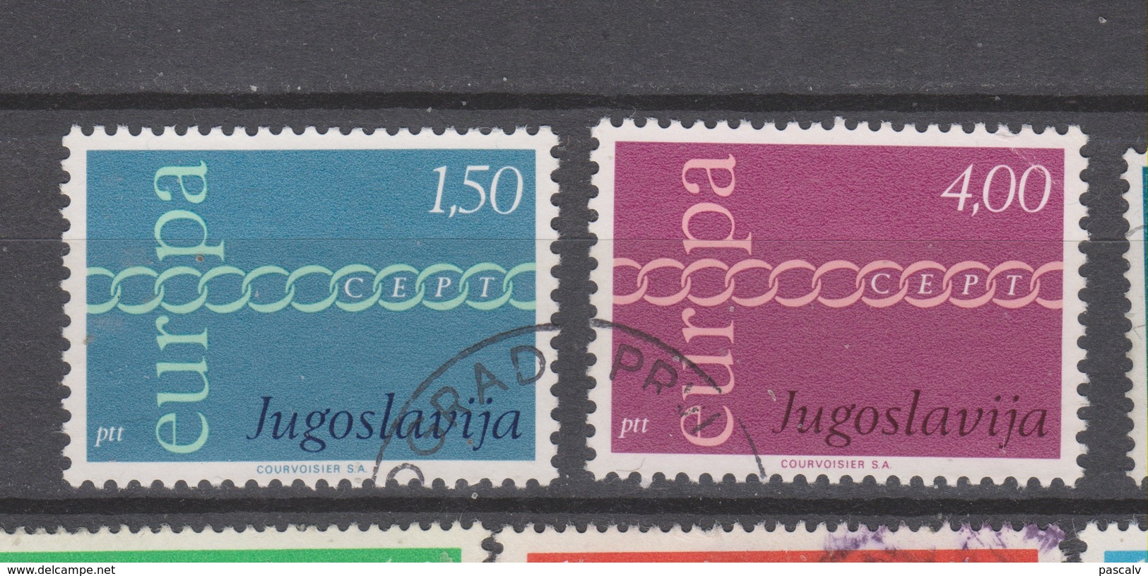 Yougoslavie Yvert 1301 / 1302 Oblitérés - 1971