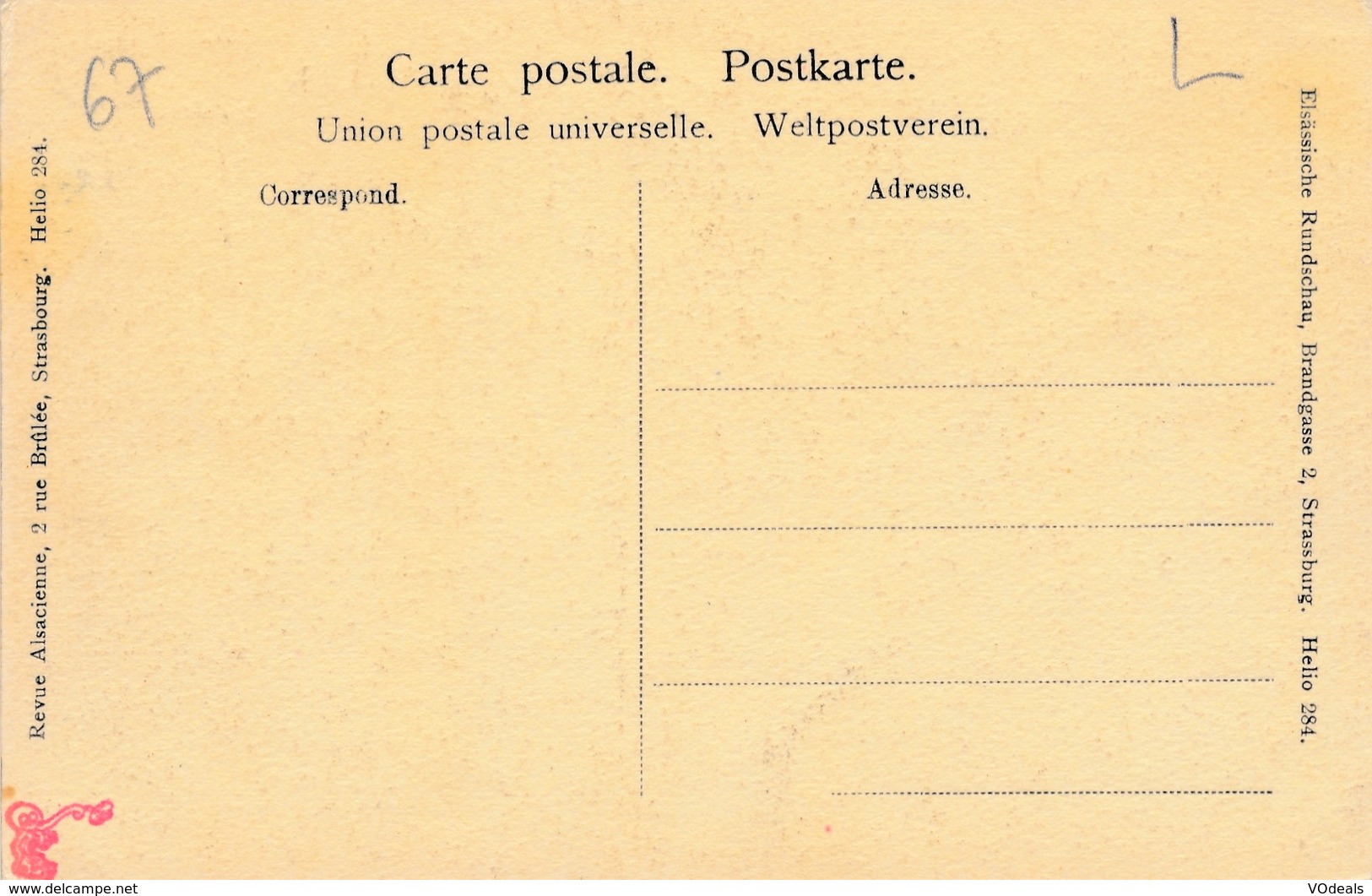 CPA - France - (67) Bas Rhin - La Hutte - Autres & Non Classés