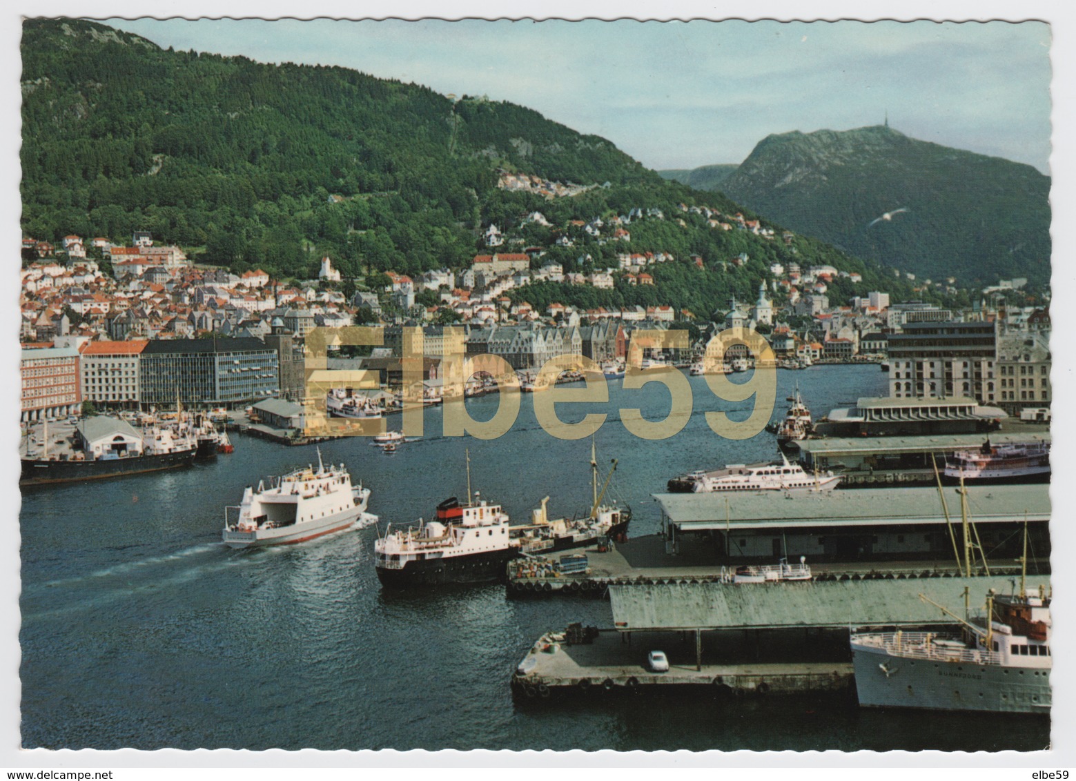 Norvège, Bergen, Vue Du Port, Ferries, Neuve - Norvegia