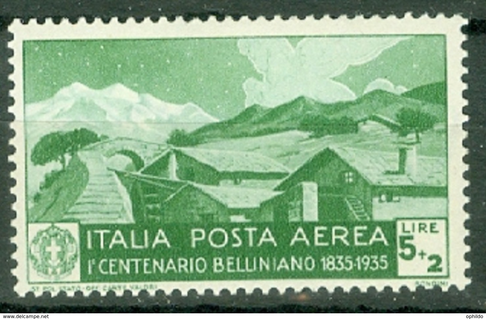 Italie   Sassone   PA  94  *  TB - Poste Aérienne