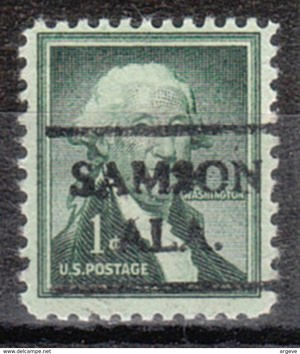 USA Precancel Vorausentwertung Preo, Locals Alabama, Samson 716 - Preobliterati