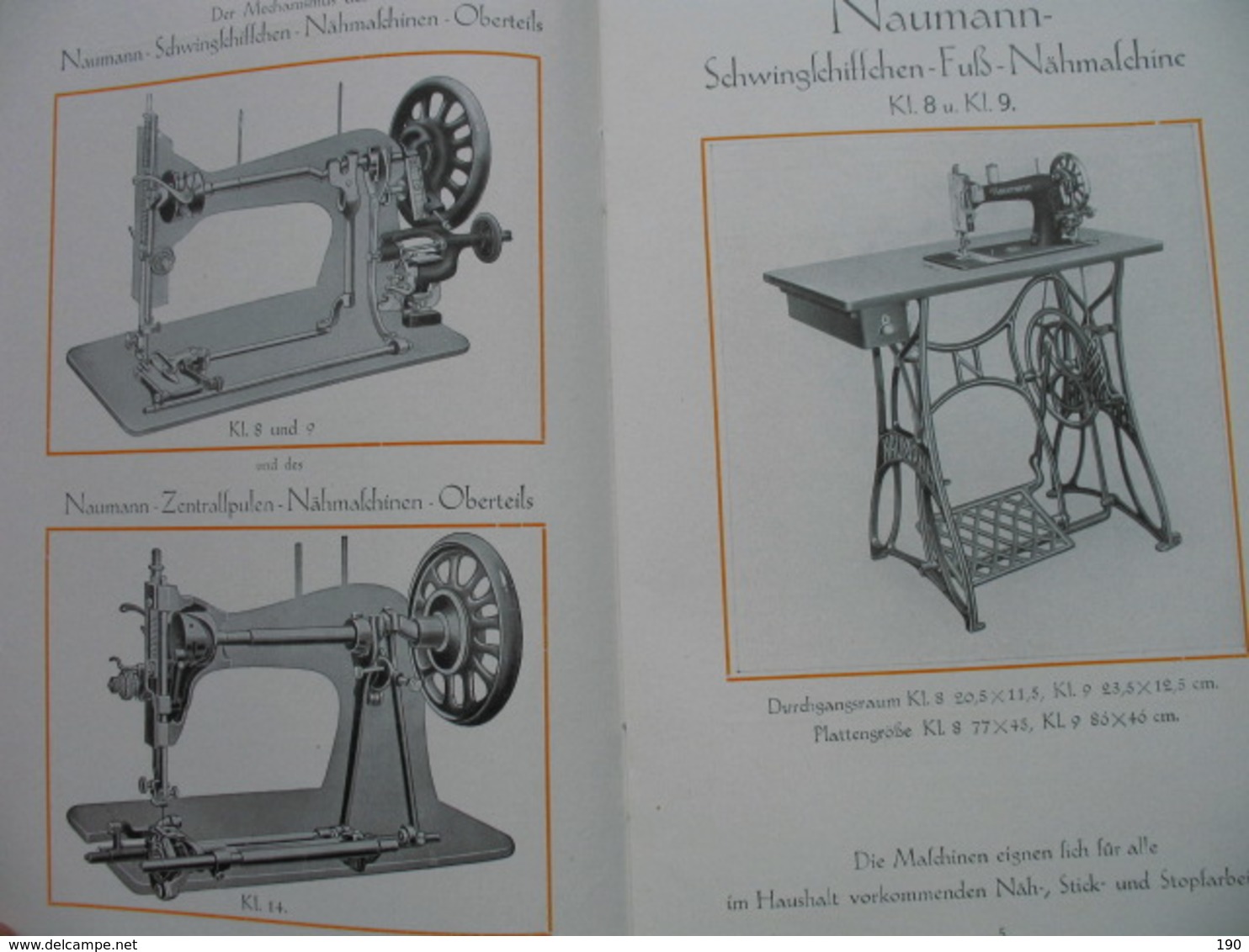 Naumann Nahmaschinen(sewing Machine).SEIDEL&NAUMANN,DRESDEN - Matasellos Generales