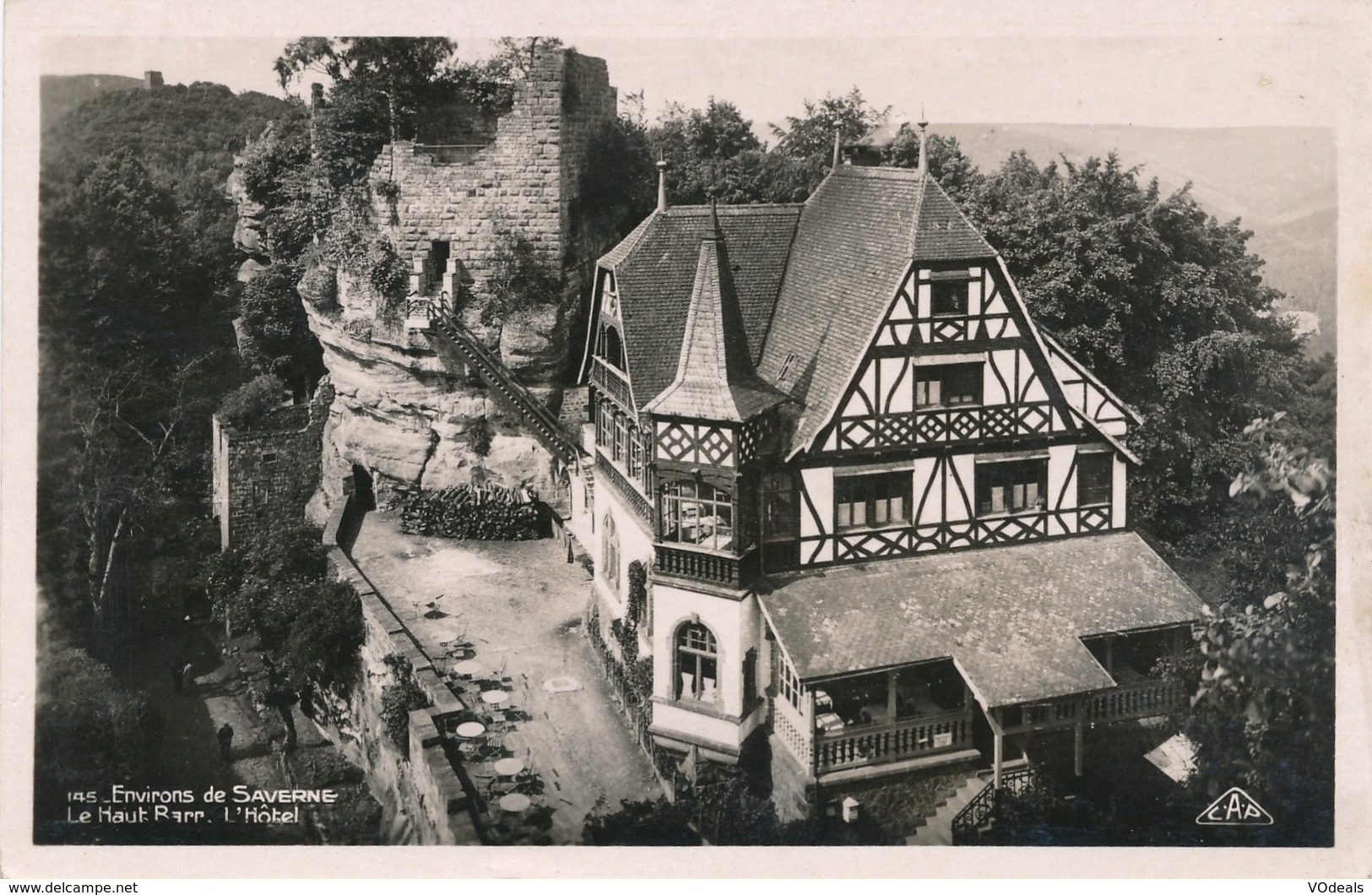 CP - France - (67) Bas Rhin - Visite Des Ruines Du Château De Haut-Barr - Autres & Non Classés