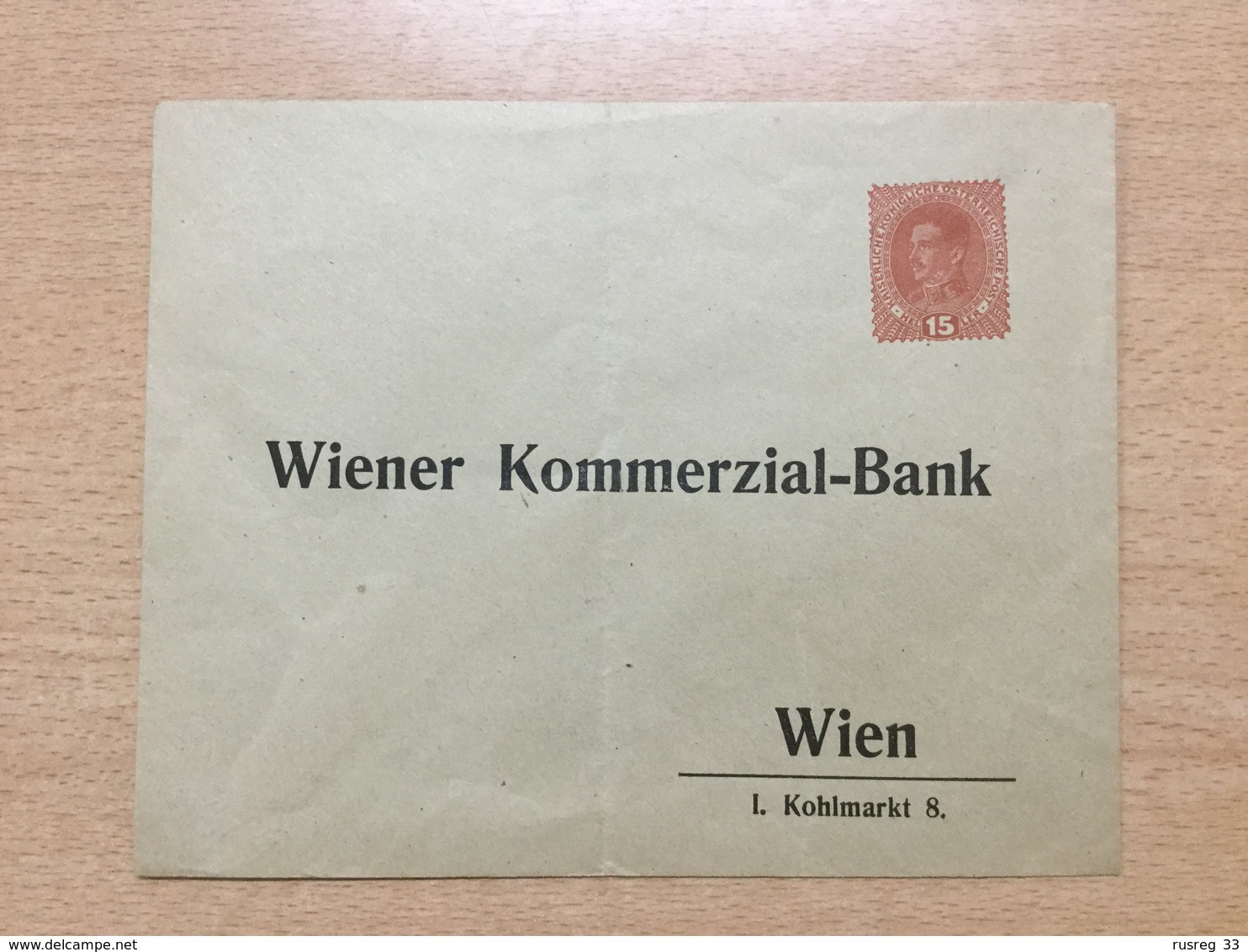 K6 Österreich Ganzsache Stationery Entier Postal Privatumschlag Von Wien Leichter Bug - Other & Unclassified