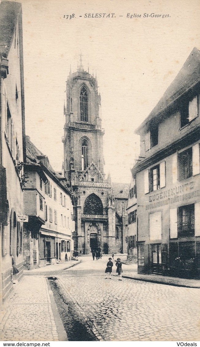 CPA - France - (67) Bas Rhin -  Selestat - Eglise St-Georges - Selestat