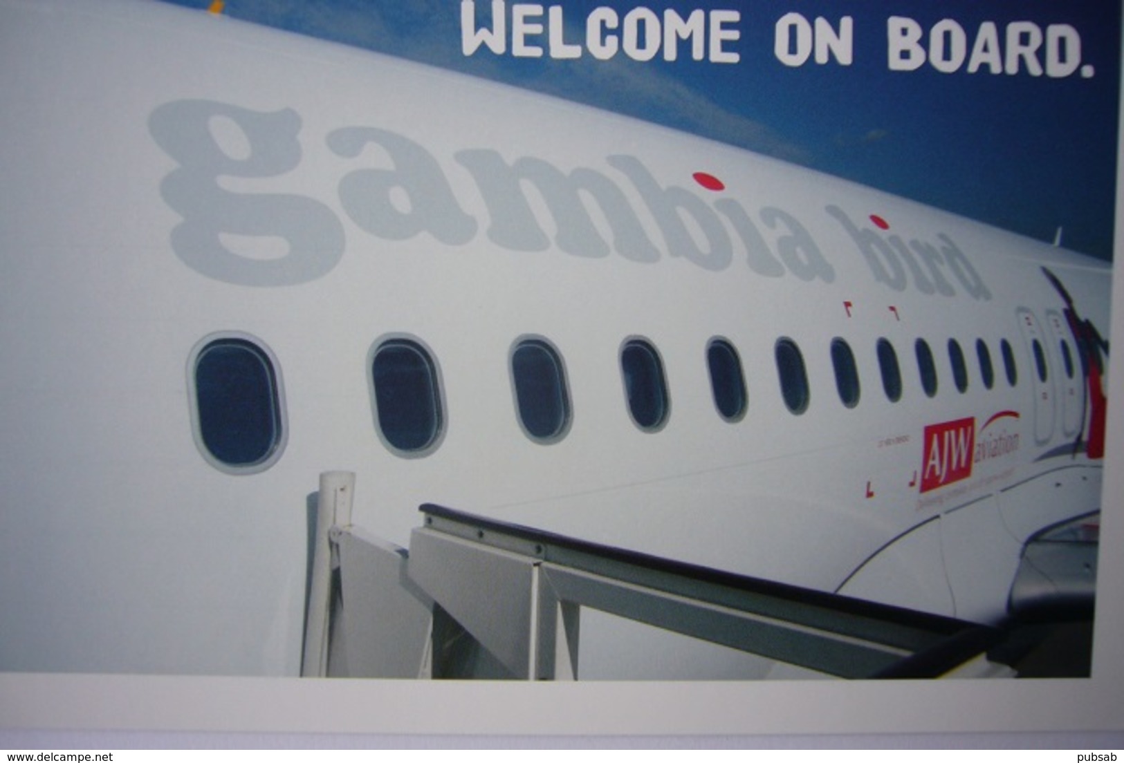 Avion / Airplane / Gambia Bird /  Airbus A319 / Airline Issue / Welcome On Board - 1946-....: Ere Moderne