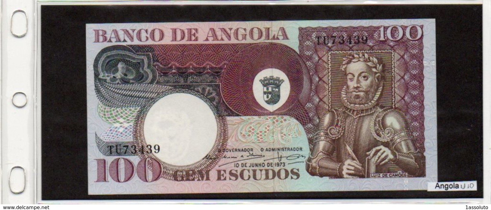 Banconota Angola, Mai Circolata, 100 GEM ESCUDOS - Angola