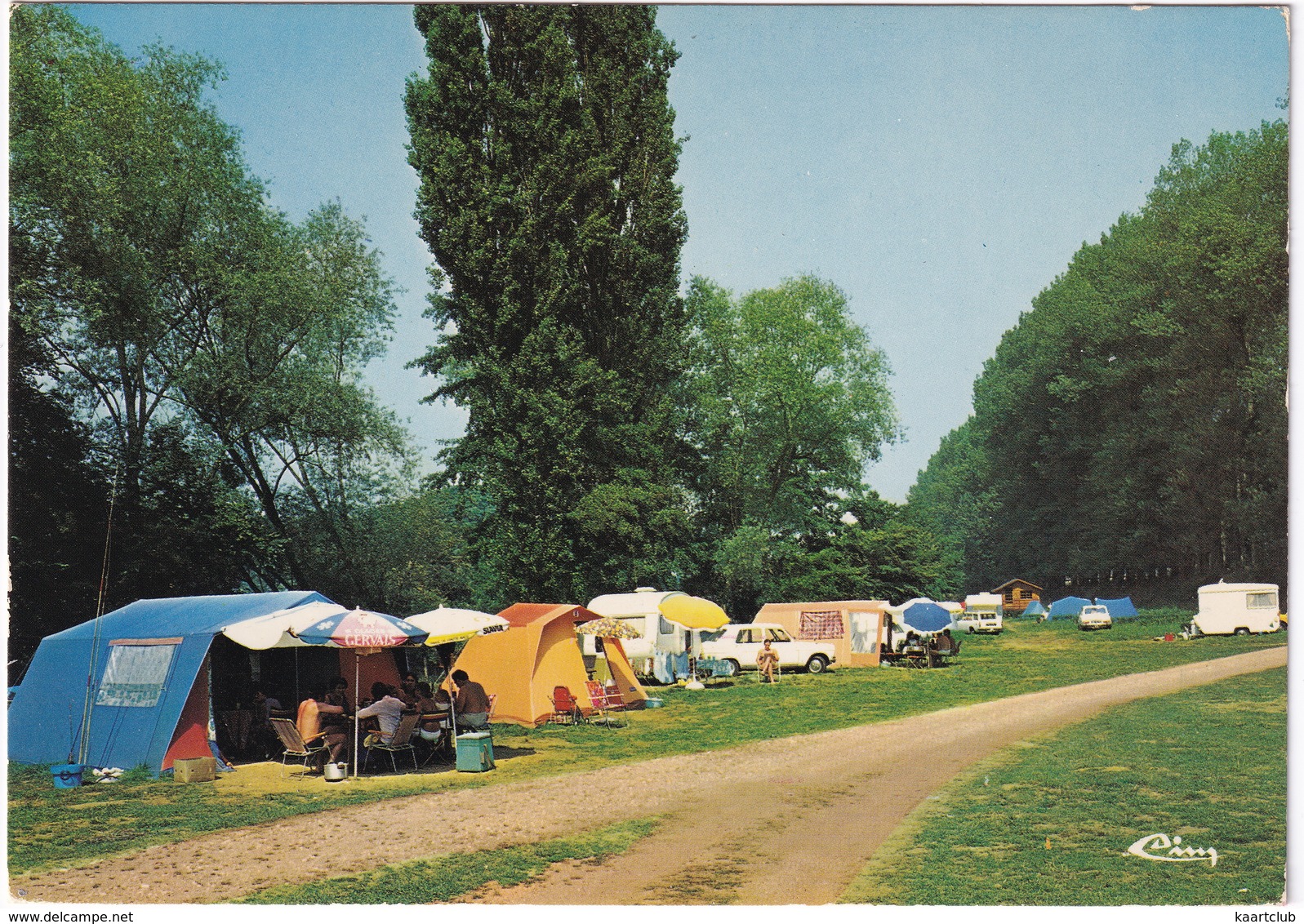 Noyen-sur-Sarthe: 2x SIMCA 1100 - Le Camping - Caravaning/Tentes - (Sarthe) - Toerisme