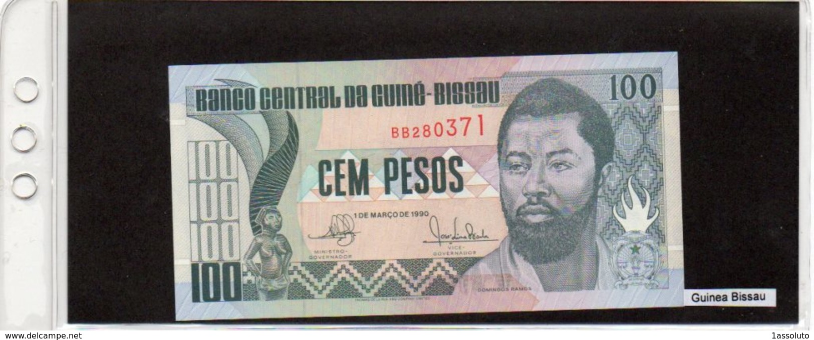 Banconota Guinea Bissau, Mai Circolata, 100 Pesos - Guinea-Bissau