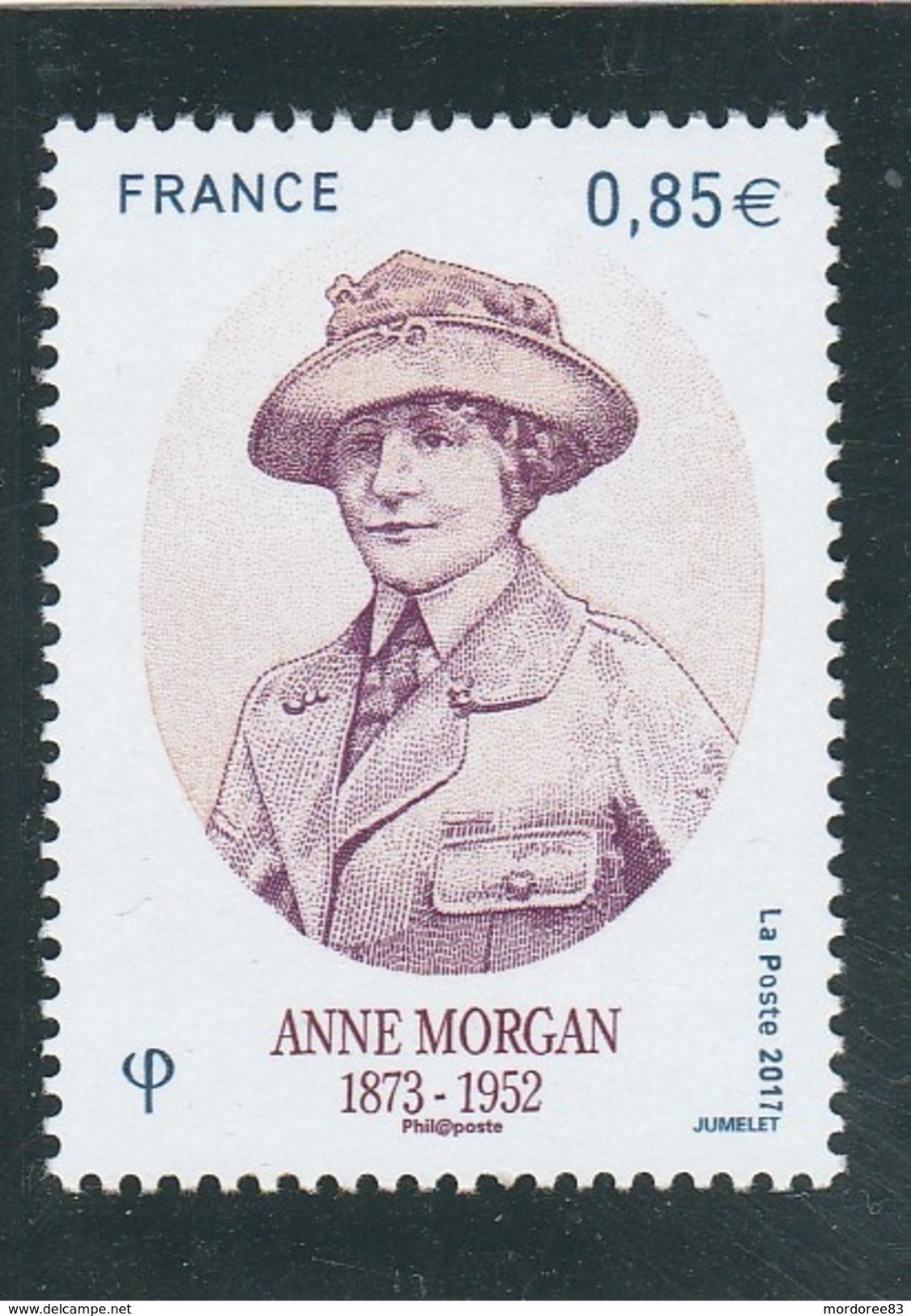 FRANCE 2017 ANNE MORGAN NEUF - YT 5123 - Nuovi