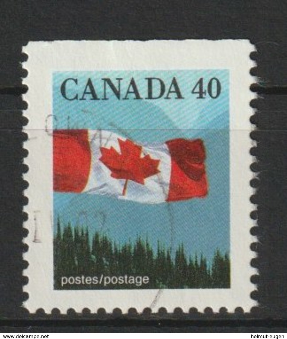 MiNr. 1212 Kanada (Dominion), 1990, 28. Dez. Freimarke: Staatsflagge. - Gebraucht