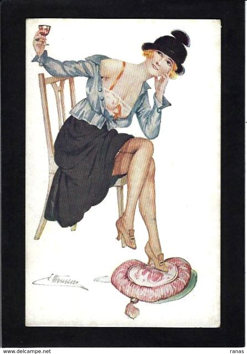 CPA Erotisme Non Circulé Femme Girl Women érotisme Risque MEUNIER - Pin-Ups