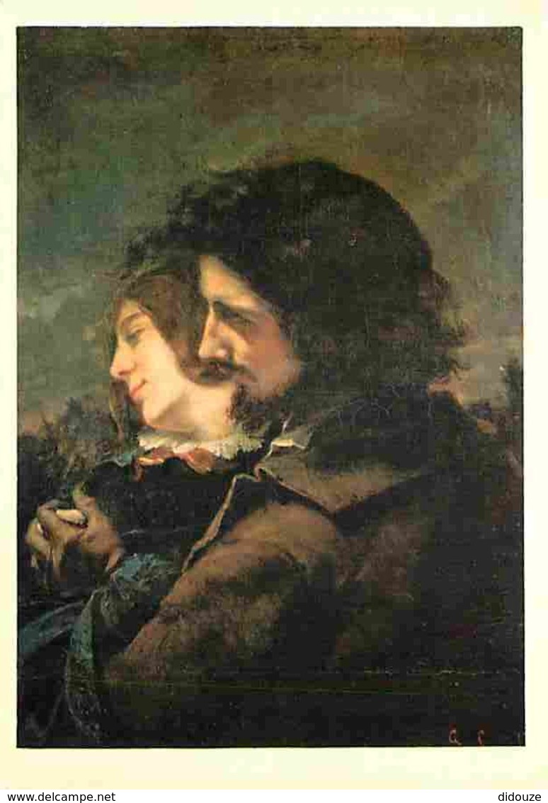 Art - Peinture - Gustave Courbet - Les Amants Heureux - Carte De La Loterie Nationale - Les Chefs D'oeuvre Du Musée De L - Peintures & Tableaux