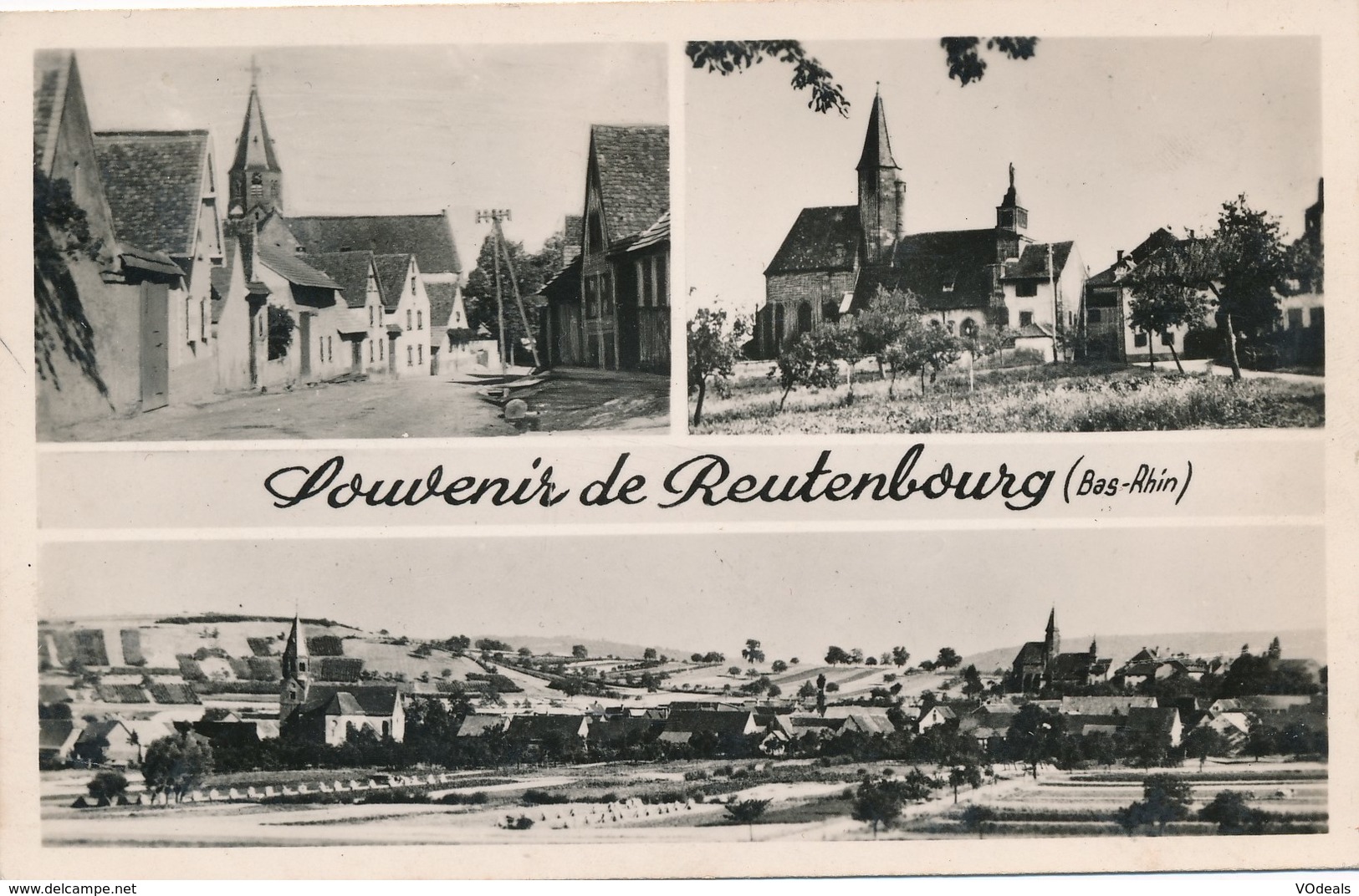 CP - France - (67) Bas Rhin - Souvenir De Reutenbourg - Autres & Non Classés