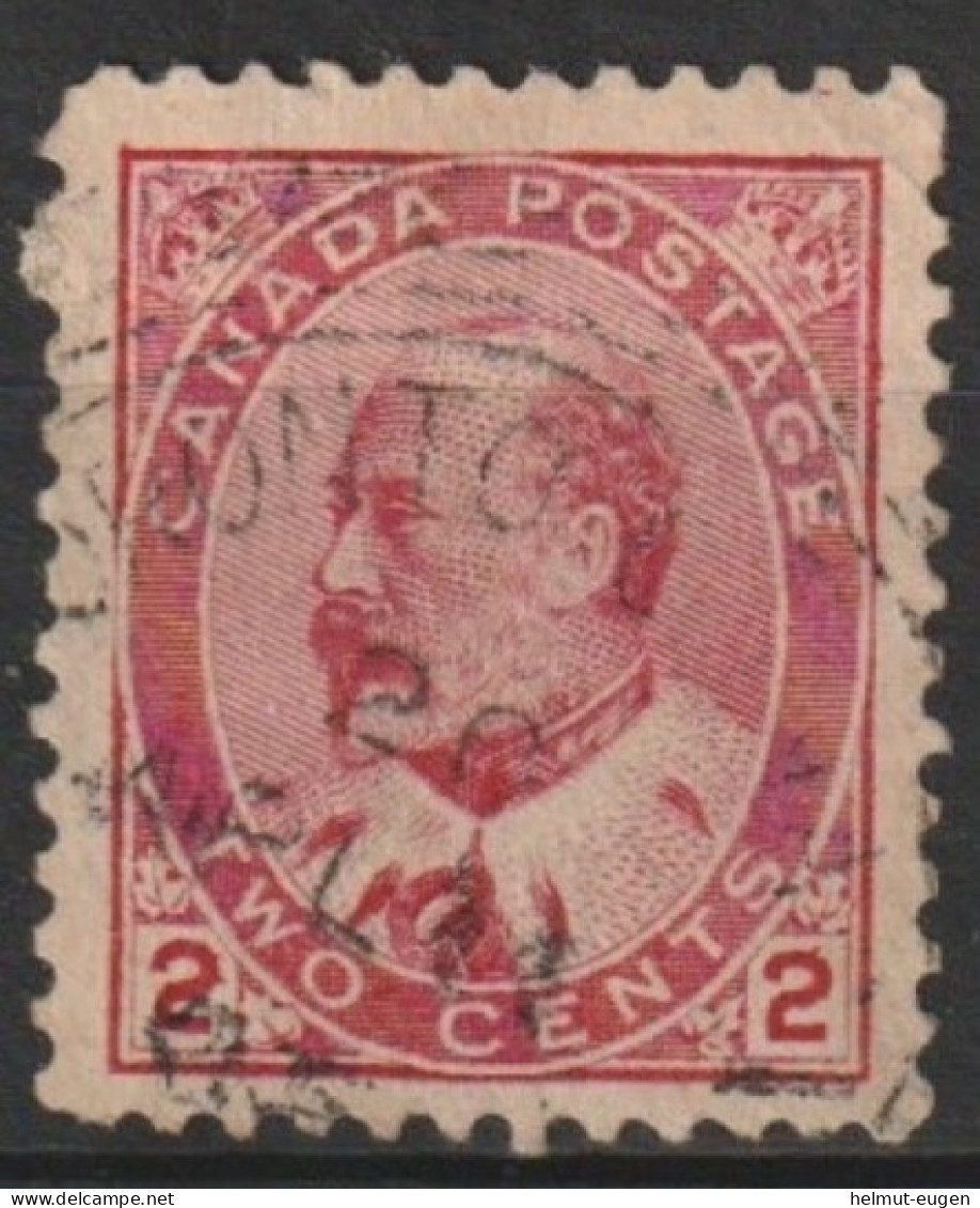 MiNr.78 Kanada (Dominion), 1903, 1. Juli/1912. Freimarken: König Edward VII. - Gebraucht