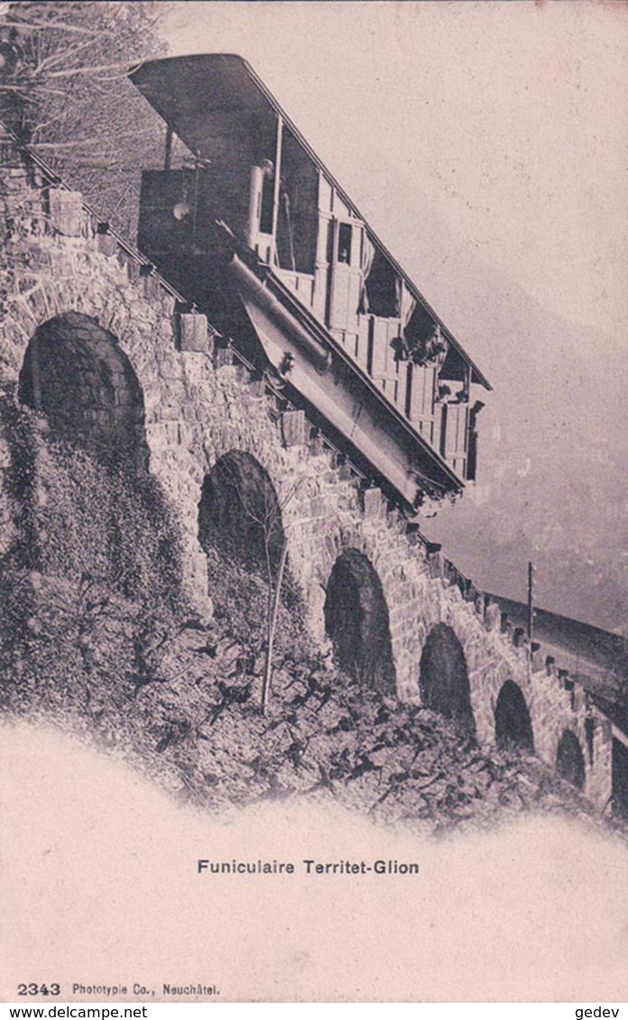 Montreux, Funiculaire Territet - Glion, Chemin De Fer (2343) - Montreux