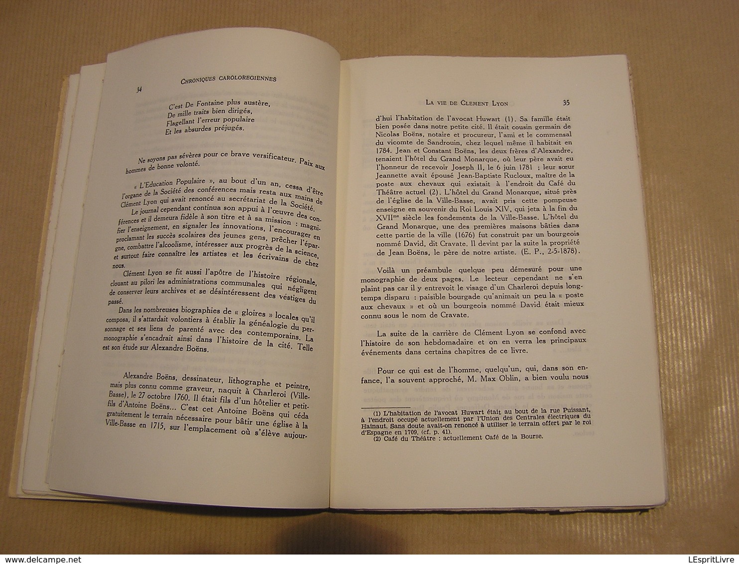 CHRONIQUES CAROLOREGIENNES Joseph Hardy Régionalisme Charleroi Garde Civique Jeu de Balle Bouffioulx Clément Lyon Navez