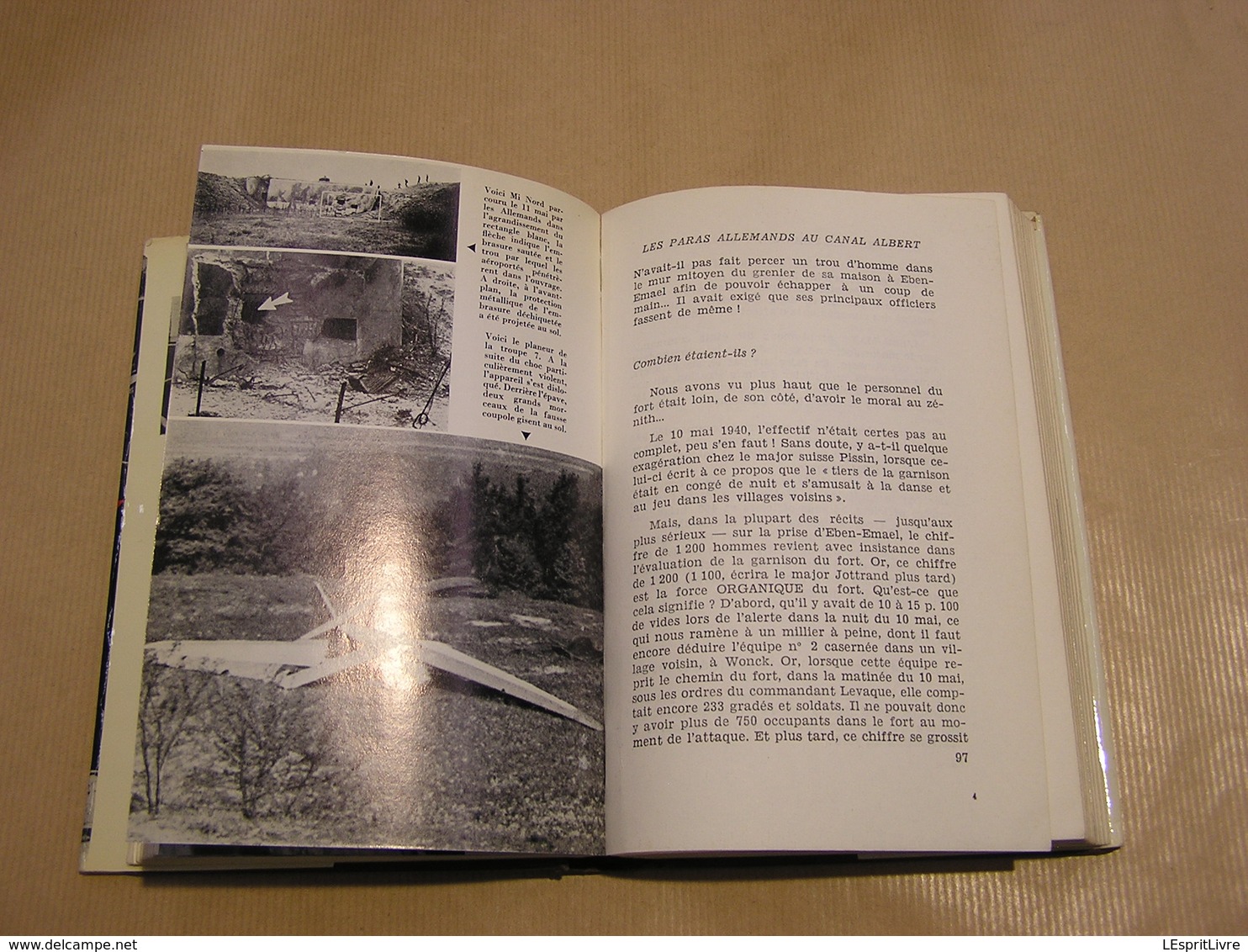 LES PARAS ALLEMANDS AU CANAL ALBERT Mai 1940 Lhoest Guerre 1940 1945 Fort Eben Emael Parachutiste Défense Fortifiée