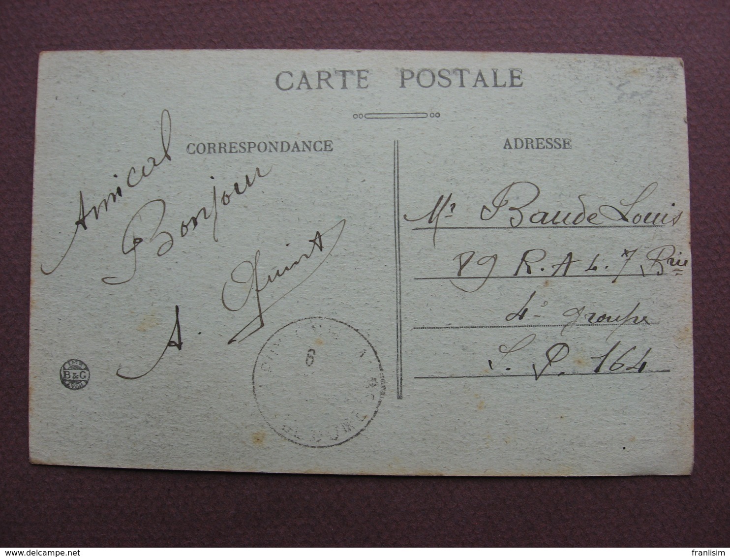 CPA 63 RANDAN Grand'Rue ANIMEE 1919 ? Canton MARINGUES - Autres & Non Classés