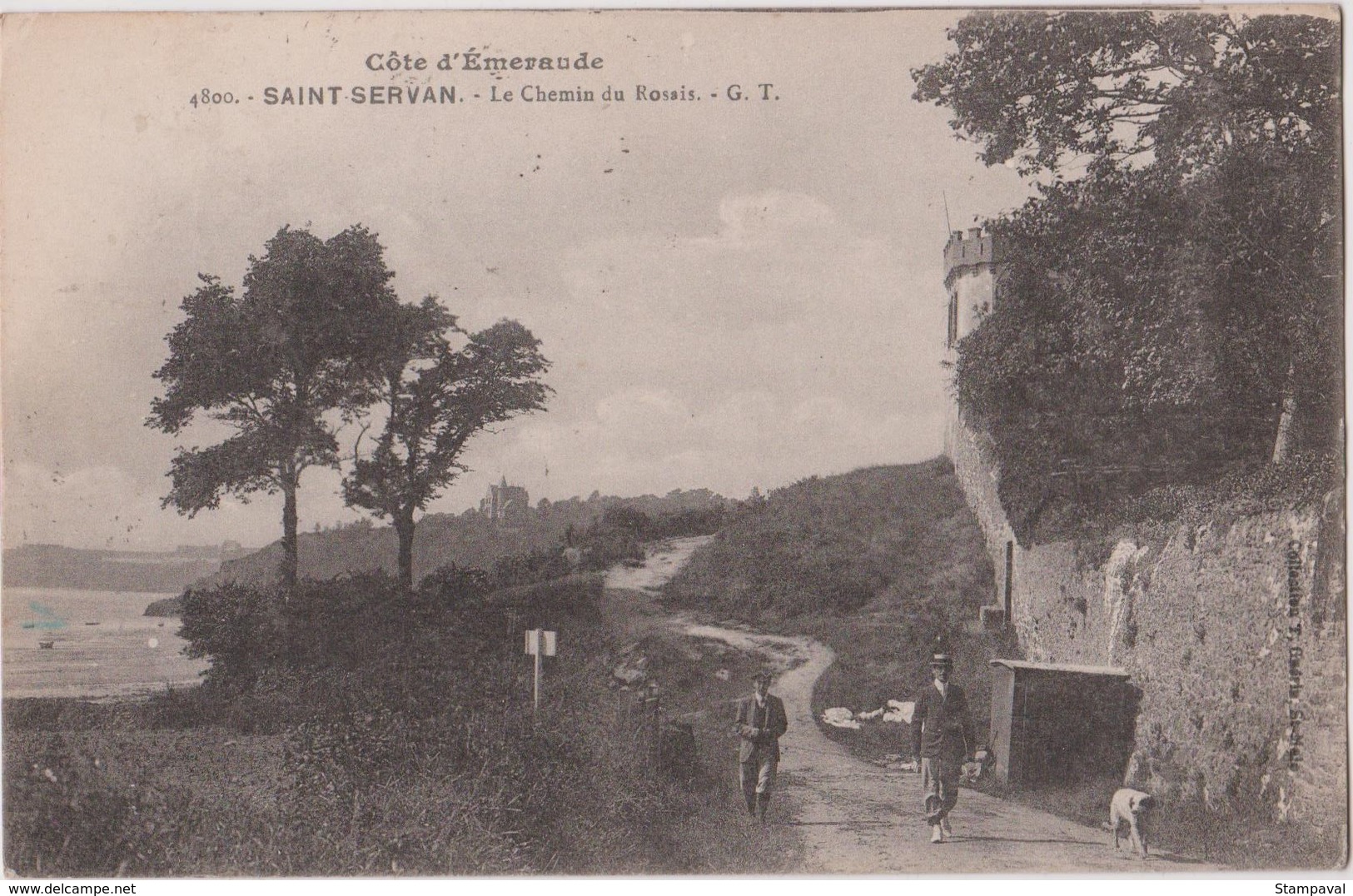 CÔTE D'ÉMERAUDE - SAINT SERVAN - LE CHEMIN DU ROSAIS - N° 4800 - Saint Servan