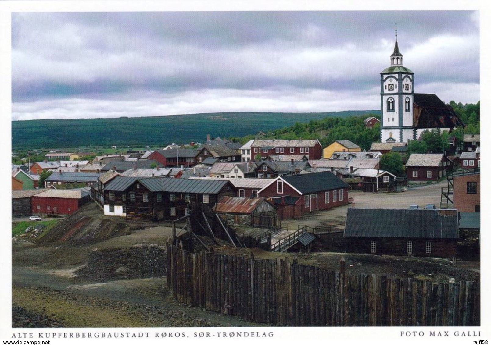 1 AK Norwegen * Die Historische Altstadt In Røros - Seit 1980 UNESCO Weltkulturerbe - Karte Aus Dem Harenberg Kalender * - Norwegen