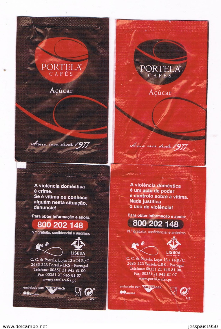 (1336 + 1337 + 1338 + 1339) - 4 Series Complets Sachets Sucre Vides - Voir La Description Du Lot - Sucres