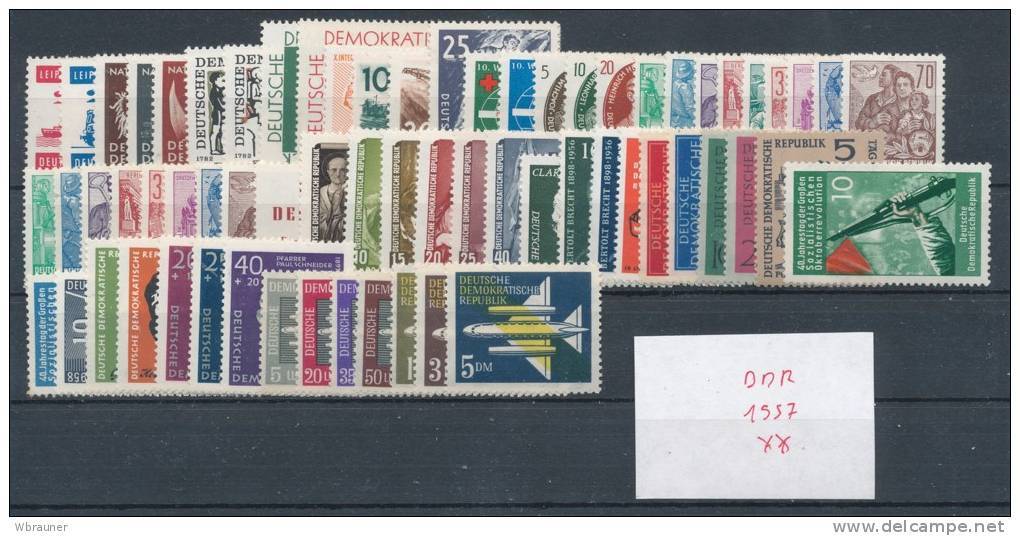 DDR Jahrgang 1957 ** Komplett Mi. 55,- - Ungebraucht