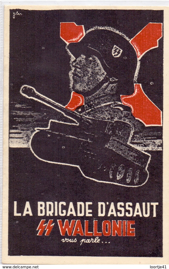 PK - Pub.  Reclame Propaganda  - La Brigade D' Assaut - SS Wallonie - Sonstige & Ohne Zuordnung