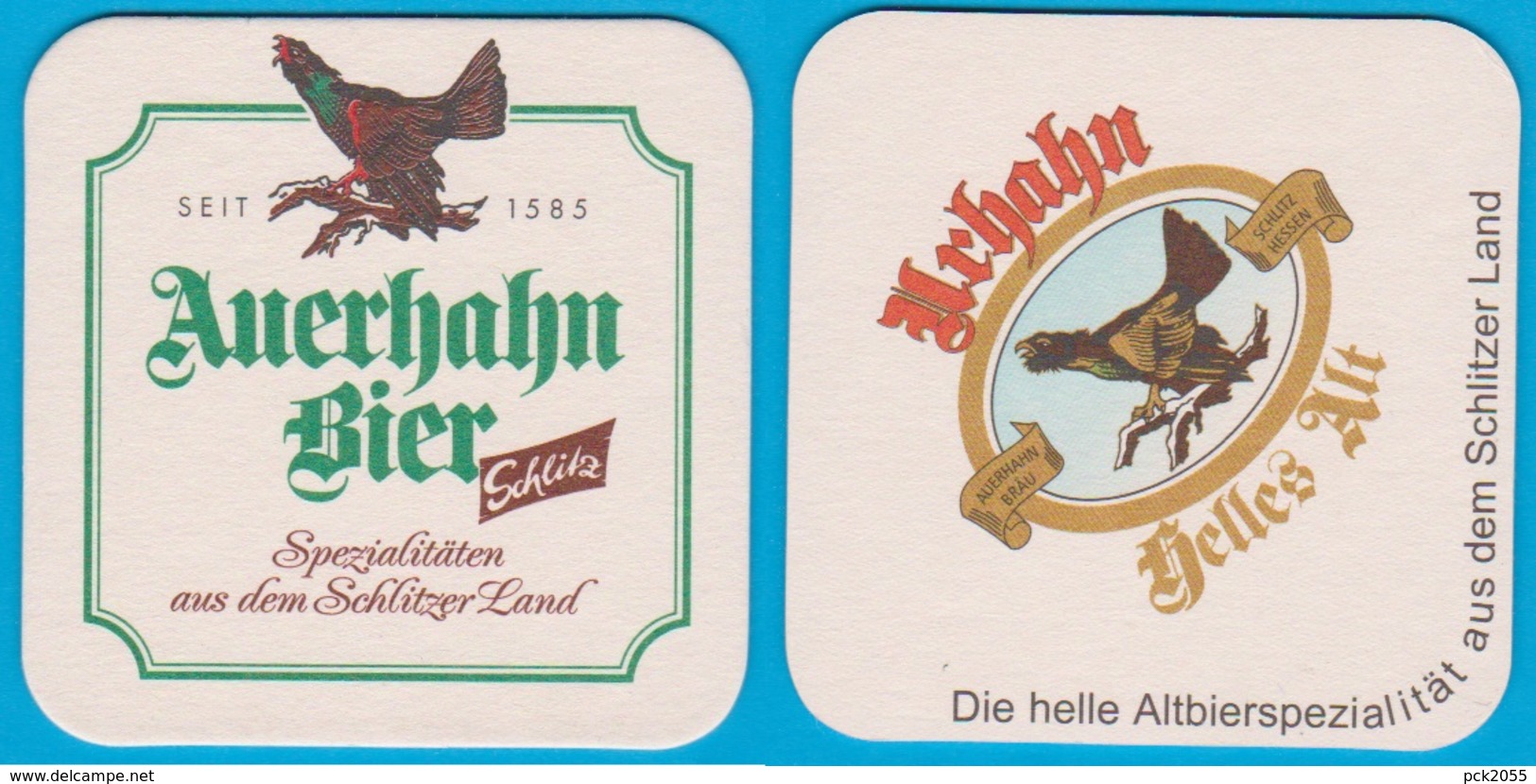 Auerhahn Brauerei Schlitz( Bd 2122 ) - Bierdeckel