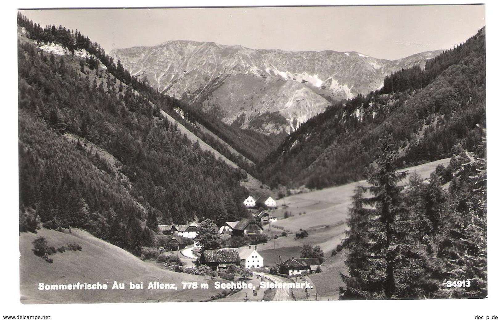 Österreich - Au Bei Aflenz - Steiermark - Alte Ansicht 1939 - Alfenz