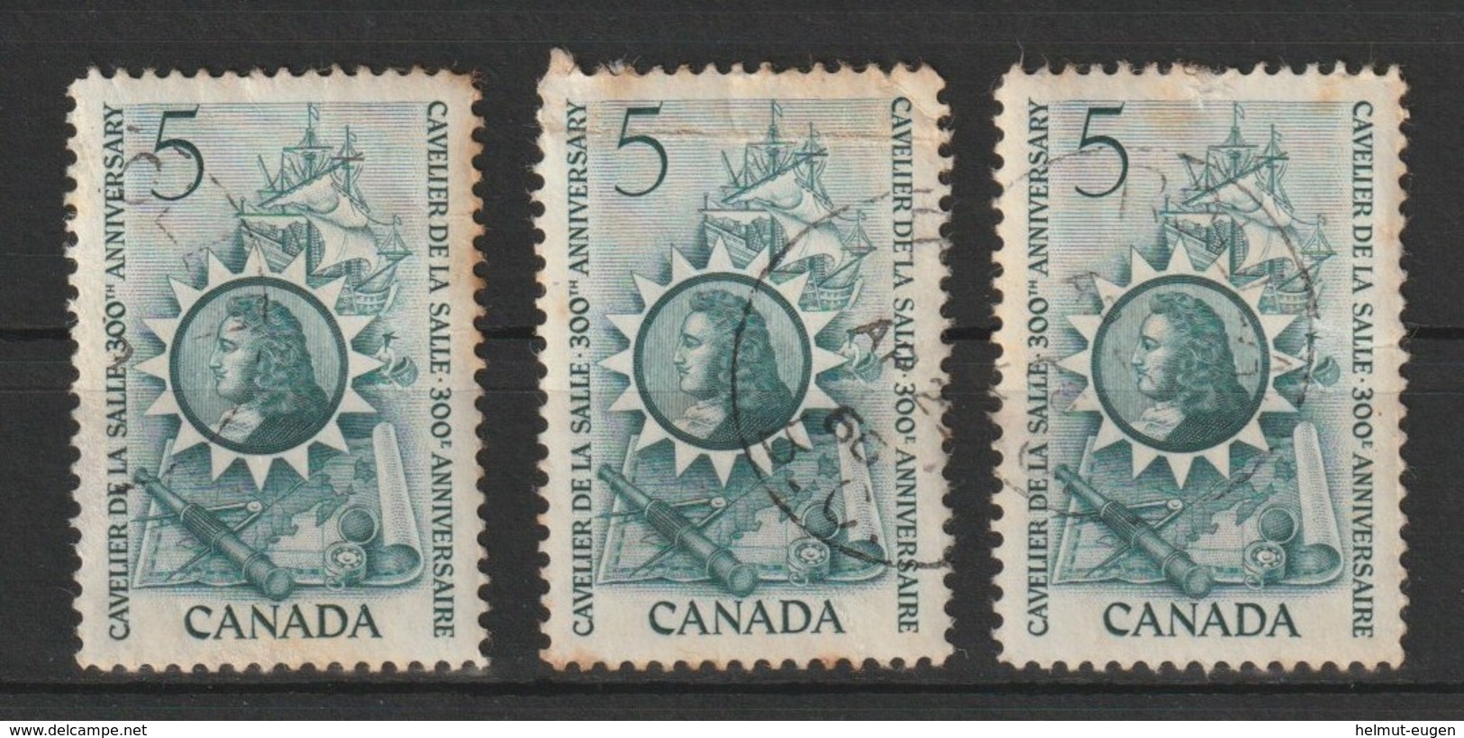 MiNr. 390 Kanada (Dominion), 1966, 13. April. 300 Jahrestag Der Landung La Salles In Kanada. - Gebraucht