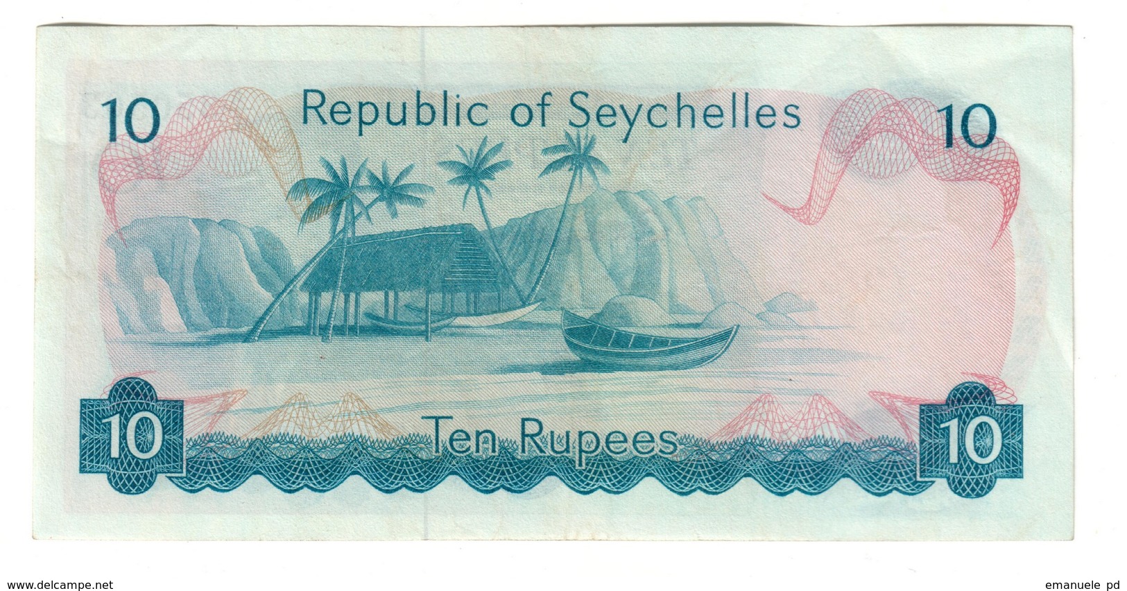Seychelles 10 Rupees 1976 - Seychelles