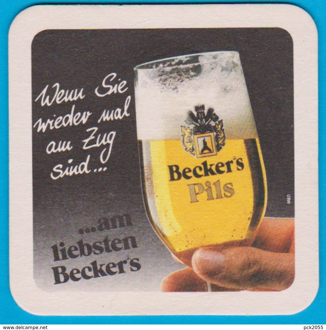 Privatbrauerei Becker GmbH & Co KG St. Ingbert ( Bd 2123 ) - Bierdeckel